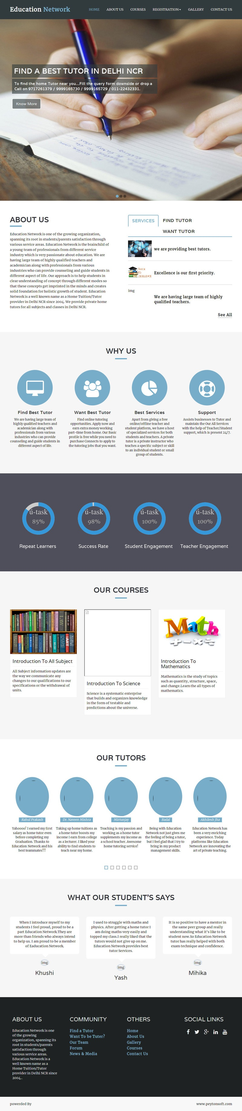 Education Network website